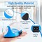 Iron Mini Heat Press Mini Iron Portable Handy Heat Press Small Iron with Charging Base Accessories for Beads Patch Clothes DIY Shoes T-Shirts Heat Transfer Vinyl Projects (Blue)